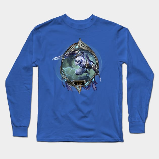 Shockblade Zed Long Sleeve T-Shirt by Aefe